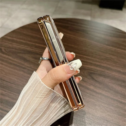 For Oppo Find N2 5G Case Glittery Gradient Hard PC Anti-Scratch Phone Cover