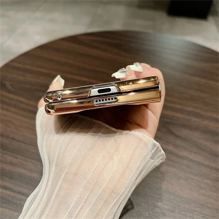 For vivo X Fold3 Case Hard PC Bling Glitter Slim Protective Phone Cover