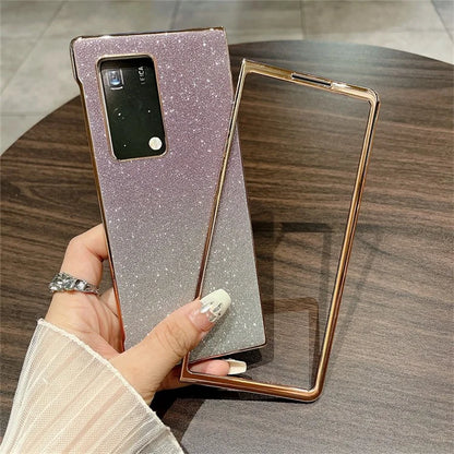 For Huawei Mate X2 Case Hard PC Shockproof Bling Glitter Phone Cover