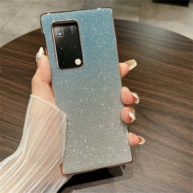 For Huawei Mate X2 Case Hard PC Shockproof Bling Glitter Phone Cover