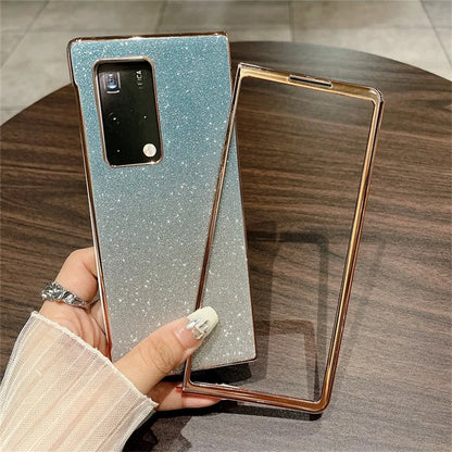 For Huawei Mate X2 Case Hard PC Shockproof Bling Glitter Phone Cover