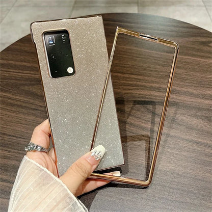 For Huawei Mate X2 Case Hard PC Shockproof Bling Glitter Phone Cover