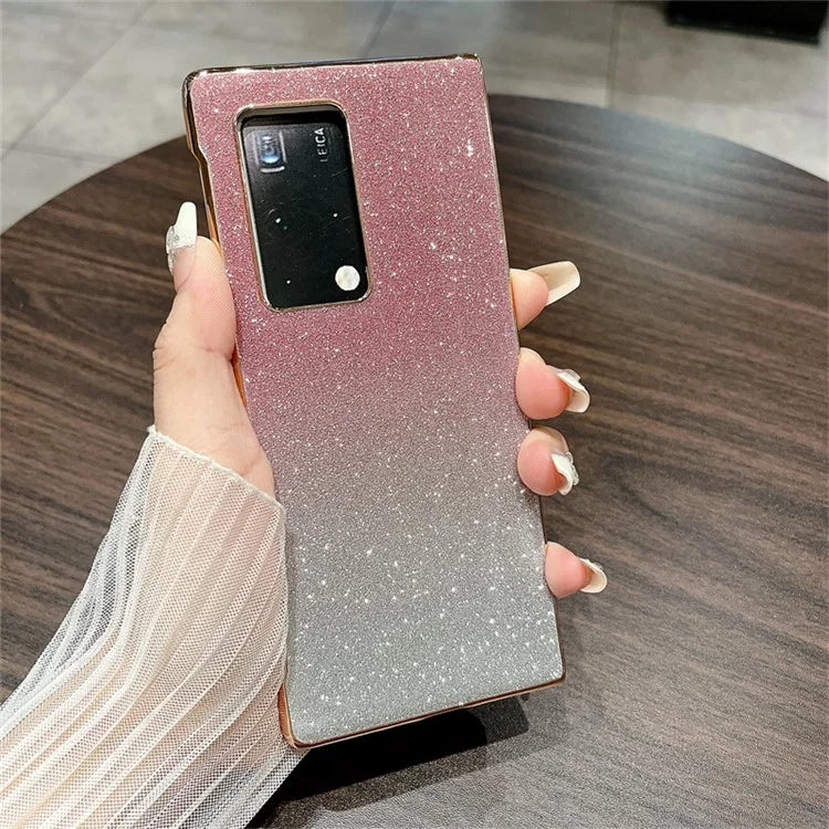 For Huawei Mate X2 Case Hard PC Shockproof Bling Glitter Phone Cover