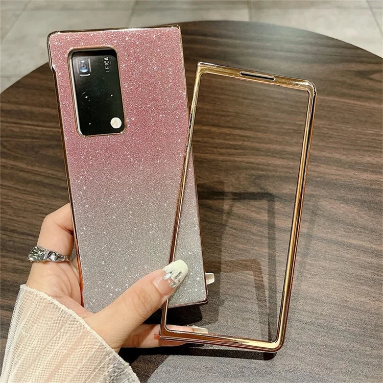 For Huawei Mate X2 Case Hard PC Shockproof Bling Glitter Phone Cover