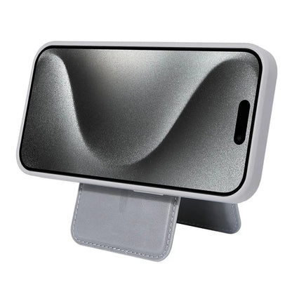 For iPhone 15 Pro Max Case Kickstand Card Holder PU+TPU Phone Cover