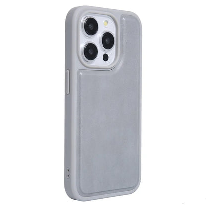 For iPhone 15 Pro Max Case Kickstand Card Holder PU+TPU Phone Cover