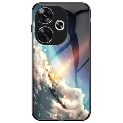For Xiaomi Redmi Turbo 3 5G Case Slim Tempered Glass Phone Cover