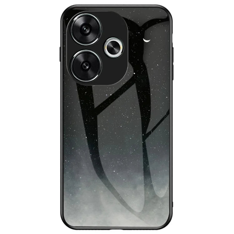 For Xiaomi Redmi Turbo 3 5G Case Slim Tempered Glass Phone Cover