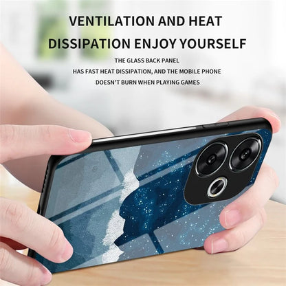 For Xiaomi Redmi Turbo 3 5G Case Slim Tempered Glass Phone Cover