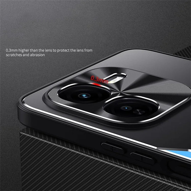 For vivo iQOO Z9x 5G Wholesale Case Aluminum Alloy + TPU Shockproof Phone Cover with Kickstand