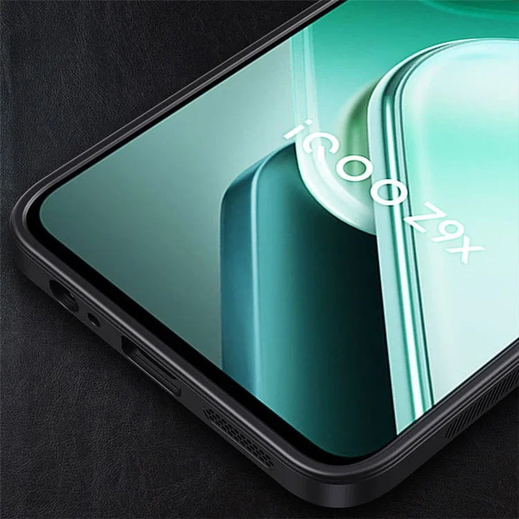 For vivo iQOO Z9x 5G Wholesale Case Aluminum Alloy + TPU Shockproof Phone Cover with Kickstand