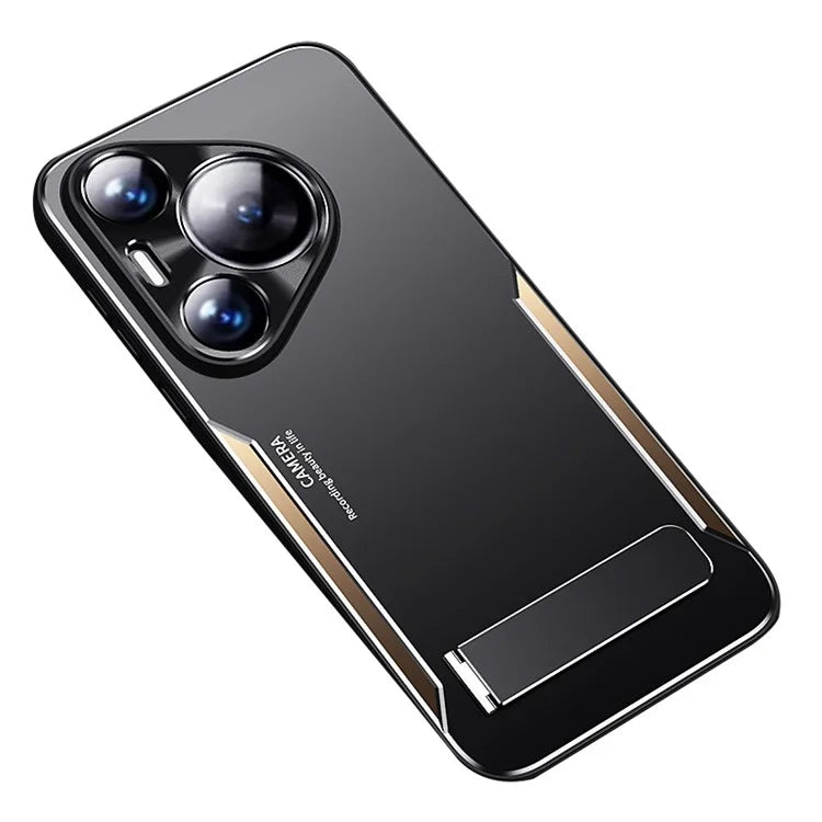 For Huawei Pura 70 Pro / Pura 70 Pro+ Case Support Kickstand Aluminum Alloy + TPU Phone Cover