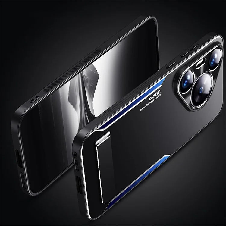 For Huawei Pura 70 Pro / Pura 70 Pro+ Case Support Kickstand Aluminum Alloy + TPU Phone Cover