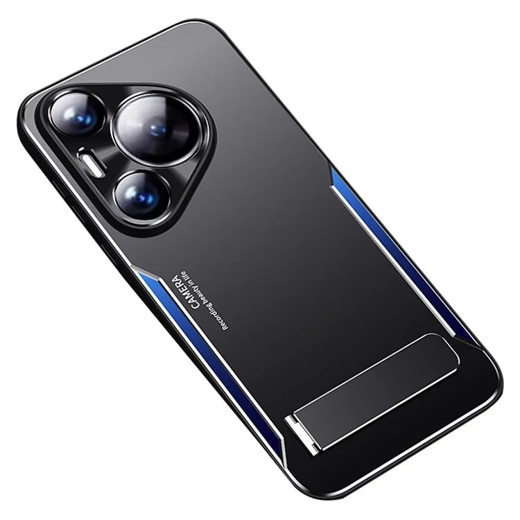 For Huawei Pura 70 Pro / Pura 70 Pro+ Case Support Kickstand Aluminum Alloy + TPU Phone Cover