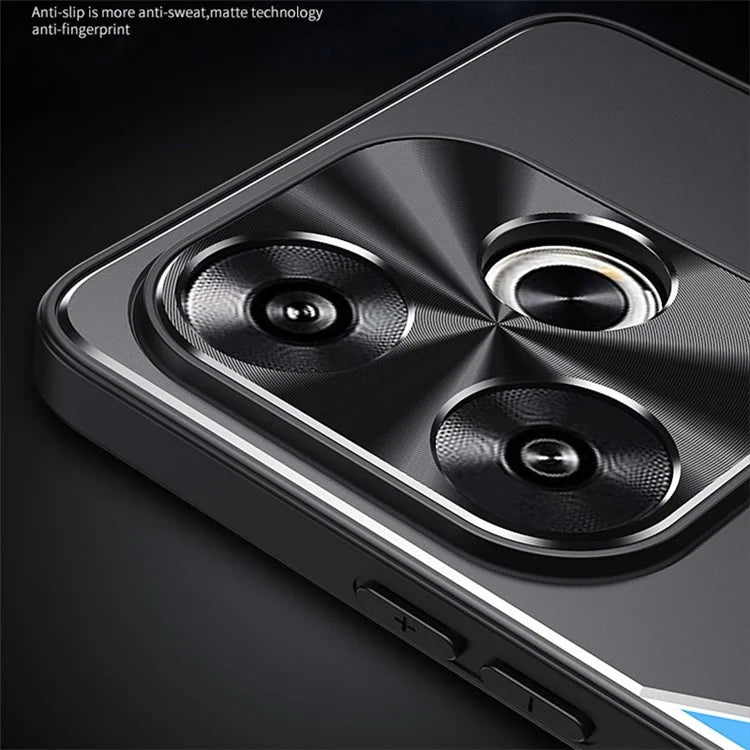 For Xiaomi Redmi Turbo 3 5G / Poco F6 5G Cover Aluminum Alloy + TPU Phone Case with Kickstand