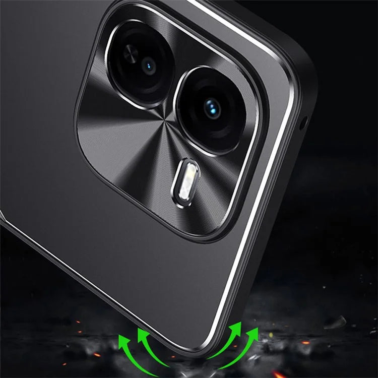 For vivo iQOO Z9x 5G Case Wholesale Aluminum Alloy + TPU Shockproof Phone Cover