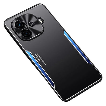 For vivo iQOO Z9 5G / iQOO Z9 Turbo 5G Case Aluminium Alloy+TPU Phone Protective Cover