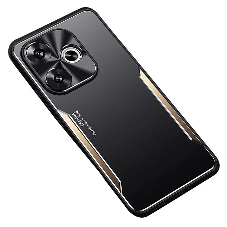 For Xiaomi Poco F6 5G / Redmi Turbo 3 5G Case Aluminium Alloy+TPU Protective Phone Cover