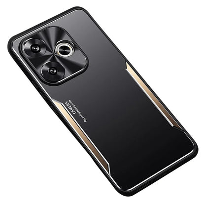 For Xiaomi Poco F6 5G / Redmi Turbo 3 5G Case Aluminium Alloy+TPU Protective Phone Cover