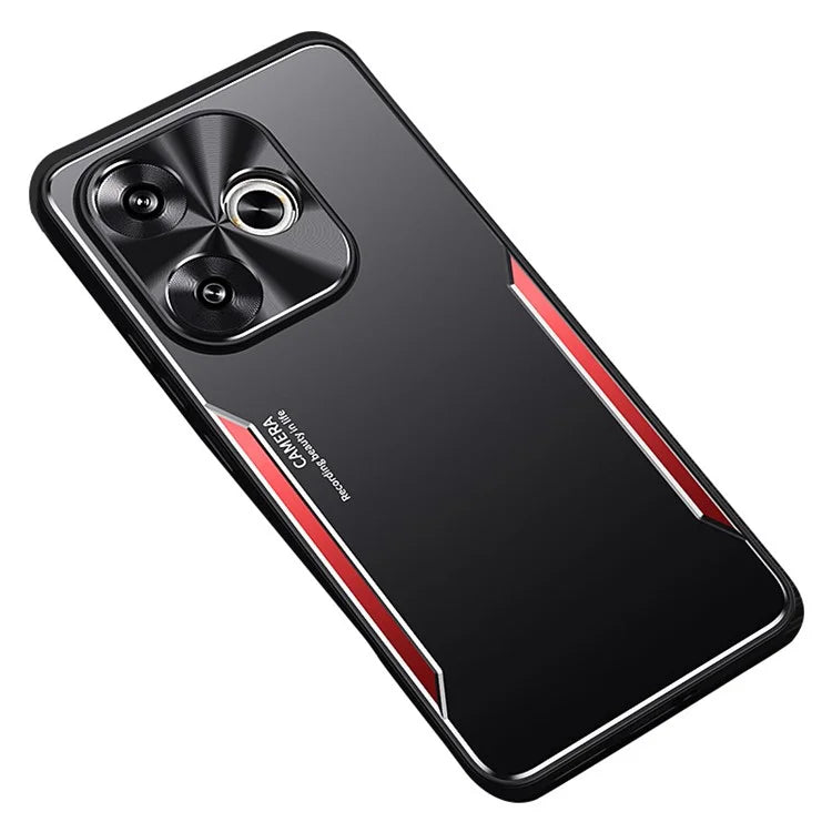 For Xiaomi Poco F6 5G / Redmi Turbo 3 5G Case Aluminium Alloy+TPU Protective Phone Cover