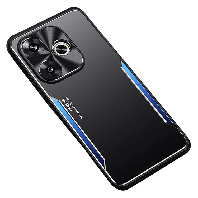For Xiaomi Poco F6 5G / Redmi Turbo 3 5G Case Aluminium Alloy+TPU Protective Phone Cover