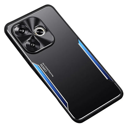 For Xiaomi Poco F6 5G / Redmi Turbo 3 5G Case Aluminium Alloy+TPU Protective Phone Cover