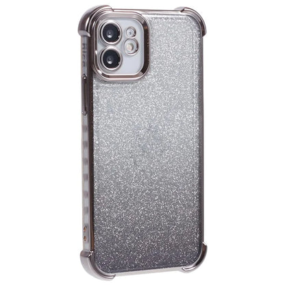For iPhone 11 Mobile Phone Case Glitter Gradient Color Electroplating TPU Phone Cover