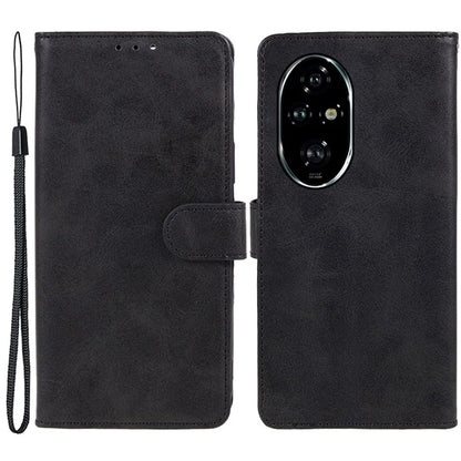 For Honor 200 Pro 5G Wallet Case Calf Texture Leather Phone Cover