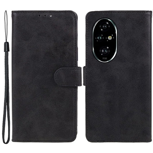 For Honor 200 Pro 5G Wallet Case Calf Texture Leather Phone Cover