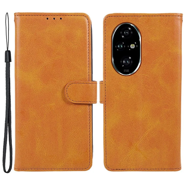 For Honor 200 Pro 5G Wallet Case Calf Texture Leather Phone Cover