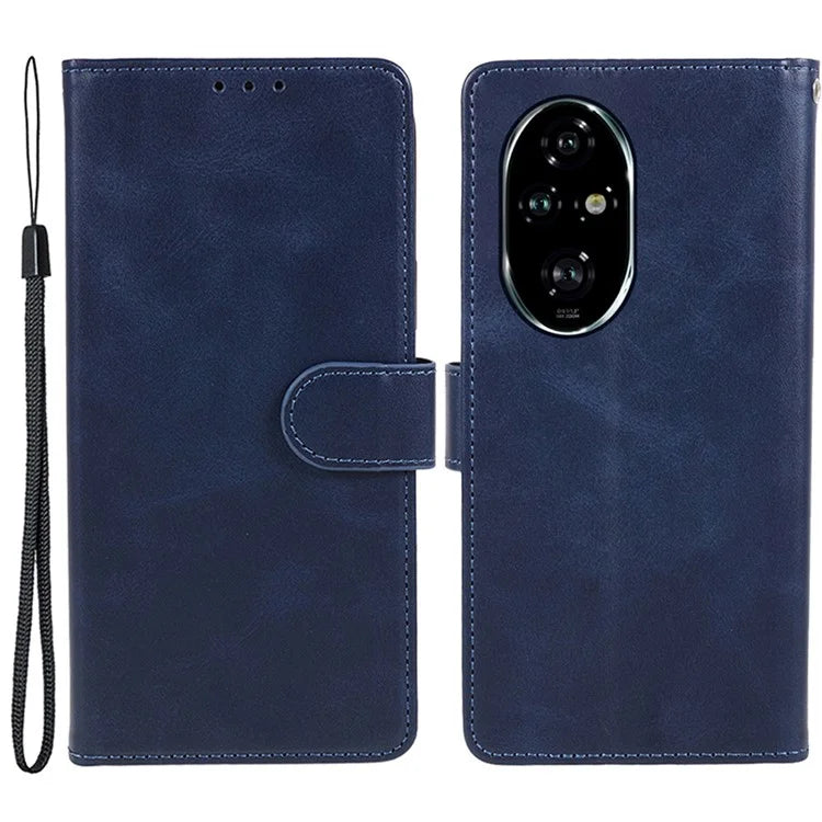 For Honor 200 Pro 5G Wallet Case Calf Texture Leather Phone Cover