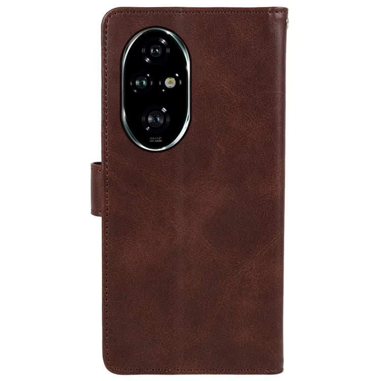 For Honor 200 Pro 5G Wallet Case Calf Texture Leather Phone Cover