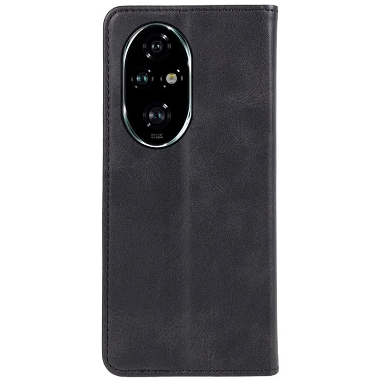For Honor 200 Pro 5G Case Calf Texture Phone Leather Cover Wallet