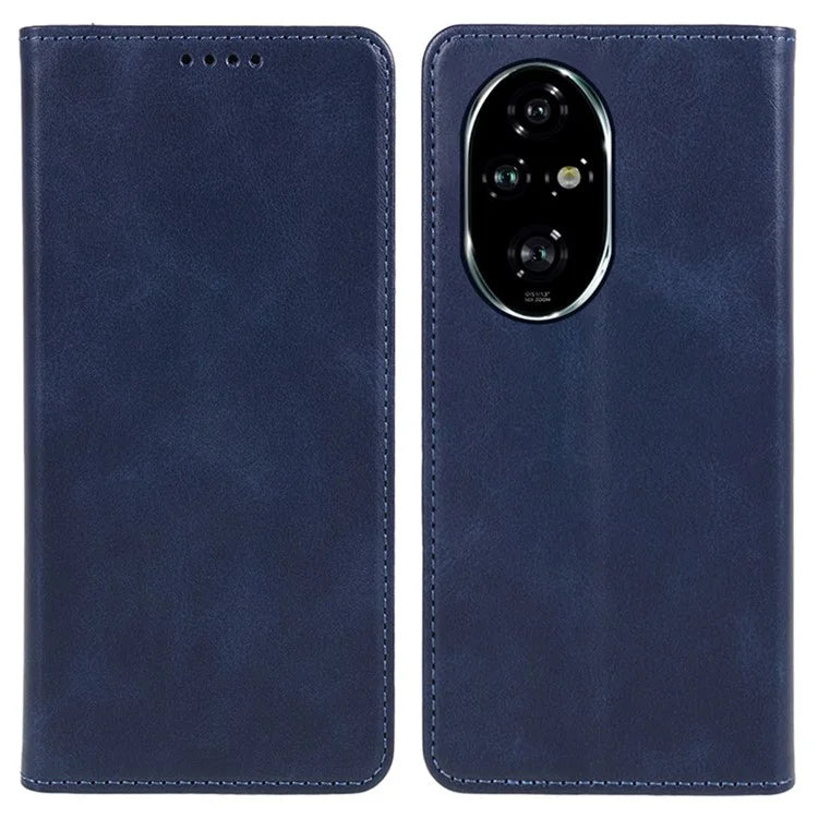 For Honor 200 Pro 5G Case Calf Texture Phone Leather Cover Wallet