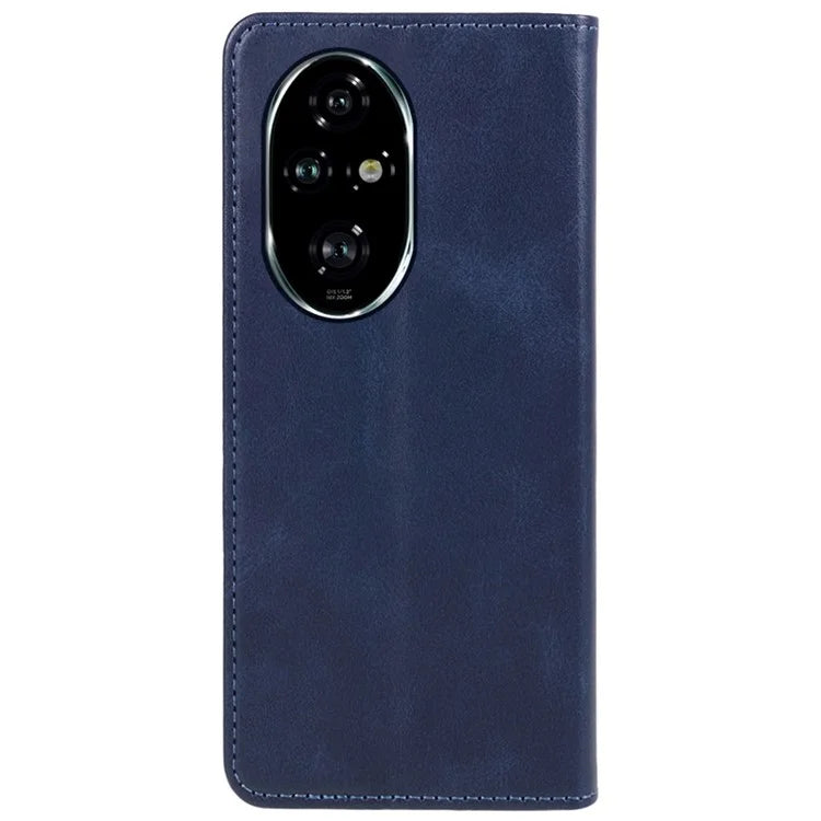 For Honor 200 Pro 5G Case Calf Texture Phone Leather Cover Wallet
