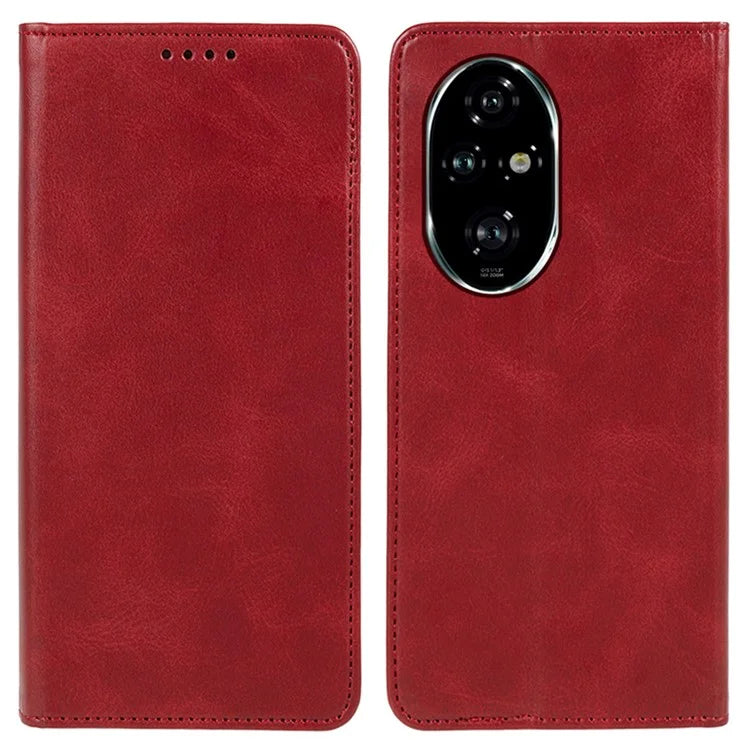 For Honor 200 Pro 5G Case Calf Texture Phone Leather Cover Wallet