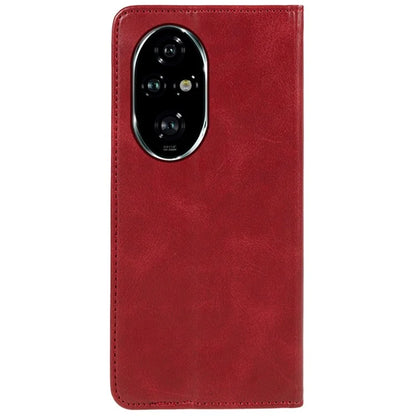 For Honor 200 Pro 5G Case Calf Texture Phone Leather Cover Wallet