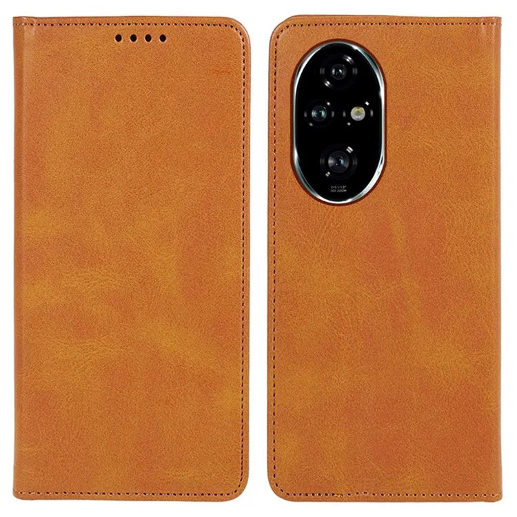 For Honor 200 Pro 5G Case Calf Texture Phone Leather Cover Wallet