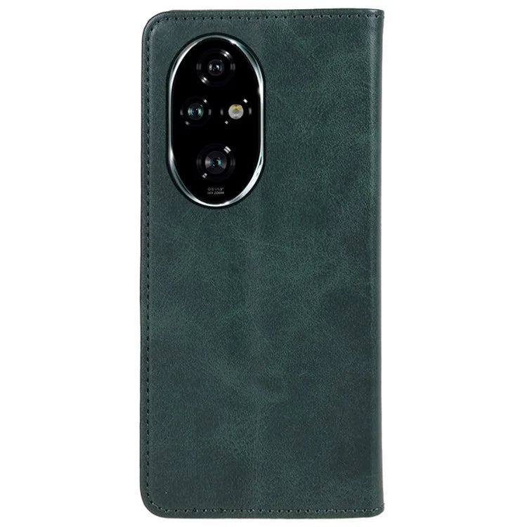 For Honor 200 Pro 5G Case Calf Texture Phone Leather Cover Wallet