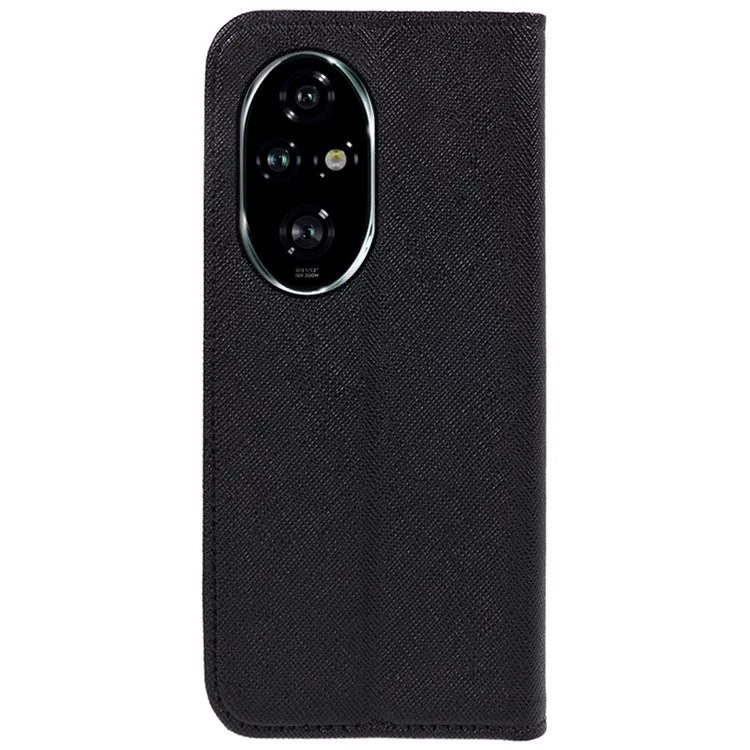 For Honor 200 Pro 5G Case Cross Texture Horizontal Flip Leather Phone Cover