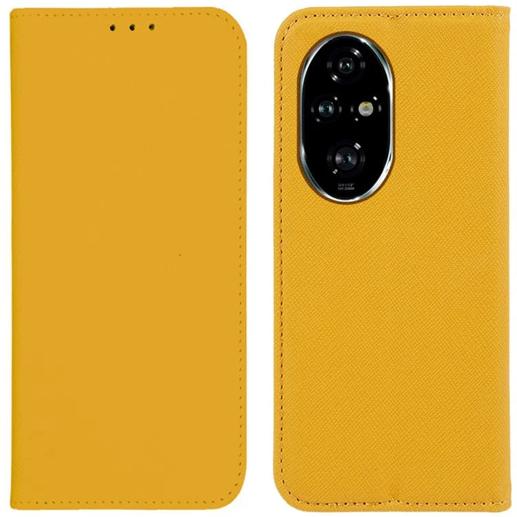 For Honor 200 Pro 5G Case Cross Texture Horizontal Flip Leather Phone Cover