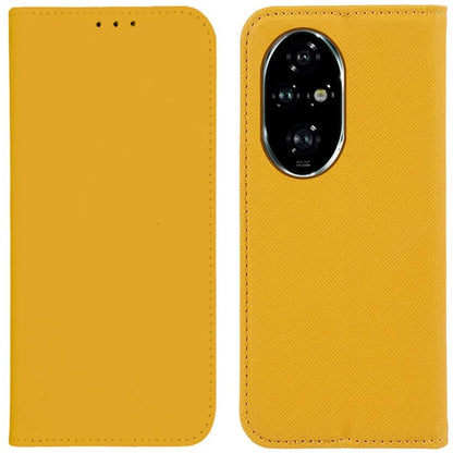 For Honor 200 Pro 5G Case Cross Texture Horizontal Flip Leather Phone Cover