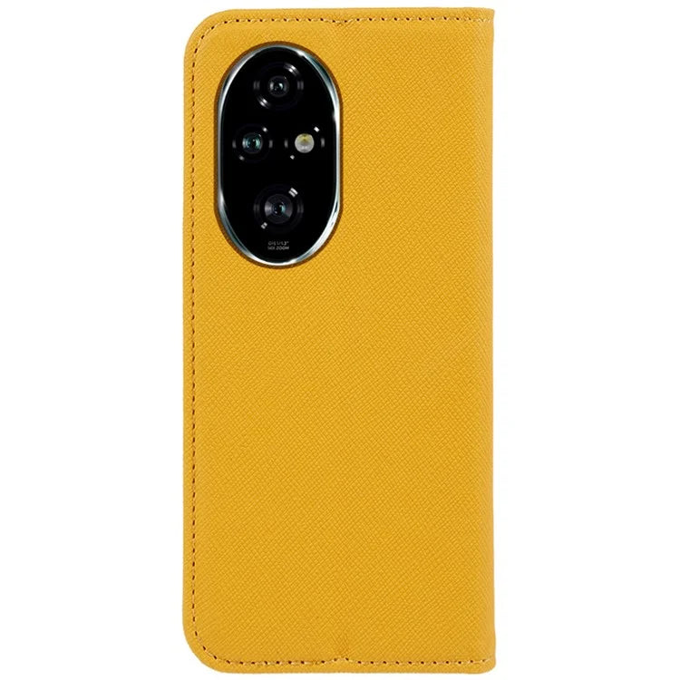 For Honor 200 Pro 5G Case Cross Texture Horizontal Flip Leather Phone Cover