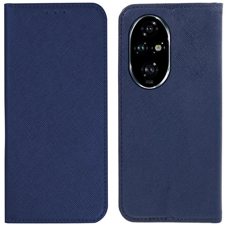 For Honor 200 Pro 5G Case Cross Texture Horizontal Flip Leather Phone Cover