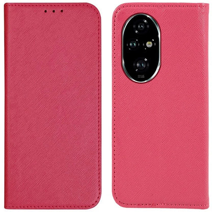 For Honor 200 Pro 5G Case Cross Texture Horizontal Flip Leather Phone Cover