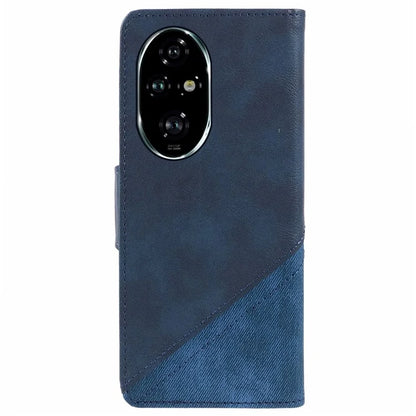 For Honor 200 Pro 5G Case Crazy Horse Texture Splicing Leather Wallet Phone Cover