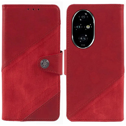 For Honor 200 Pro 5G Case Crazy Horse Texture Splicing Leather Wallet Phone Cover