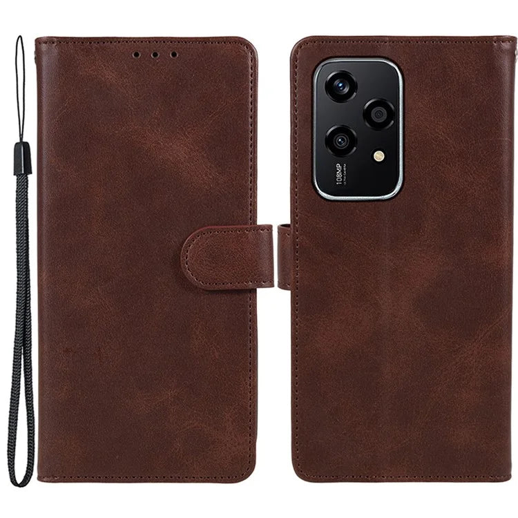 For Honor 200 Lite Case Leather Wallet Phone Cover with Magnetic Clasp