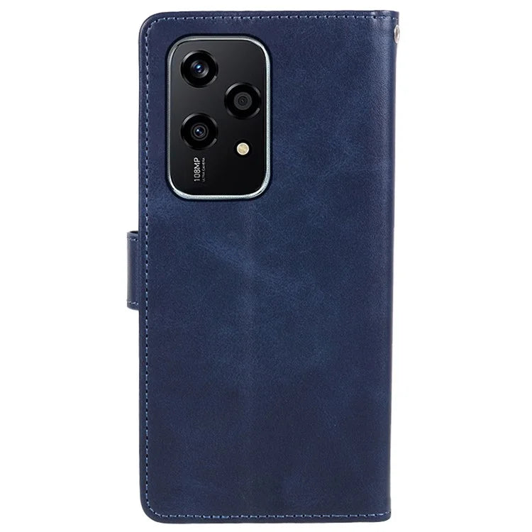 For Honor 200 Lite Case Leather Wallet Phone Cover with Magnetic Clasp