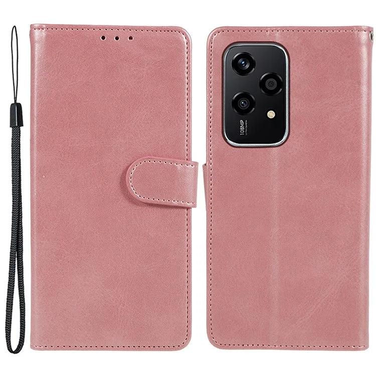 For Honor 200 Lite Case Leather Wallet Phone Cover with Magnetic Clasp